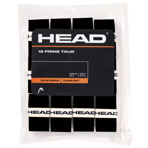 Surgrip Head Prime Tour (lot de 12) pour raquette de padel