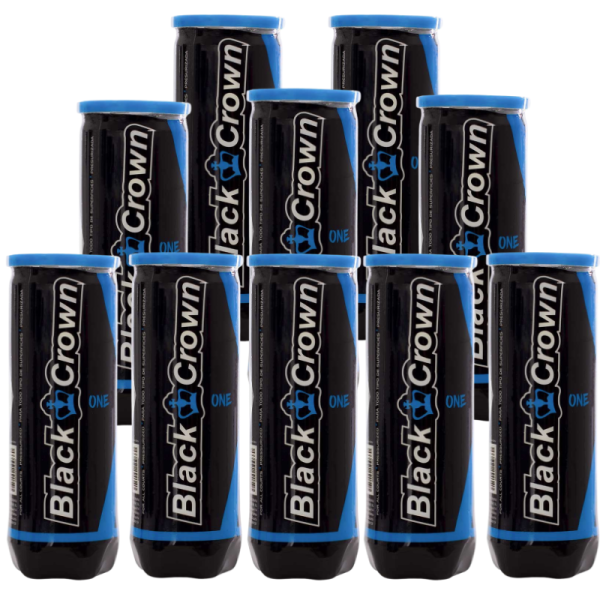 Pack de 10 tubes de balles Black Crown One