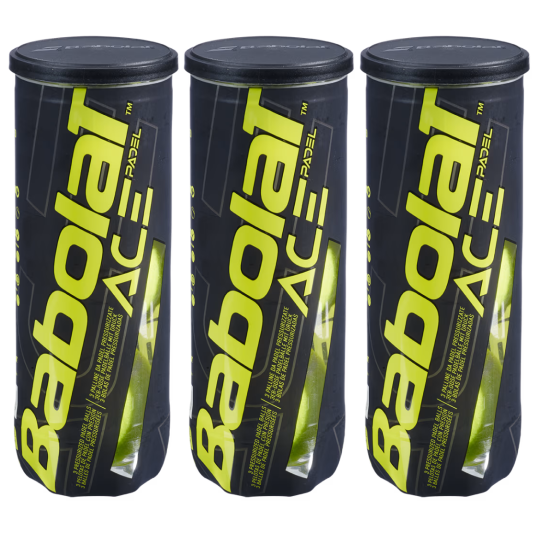 Tripack de 3 balles Babolat Ace