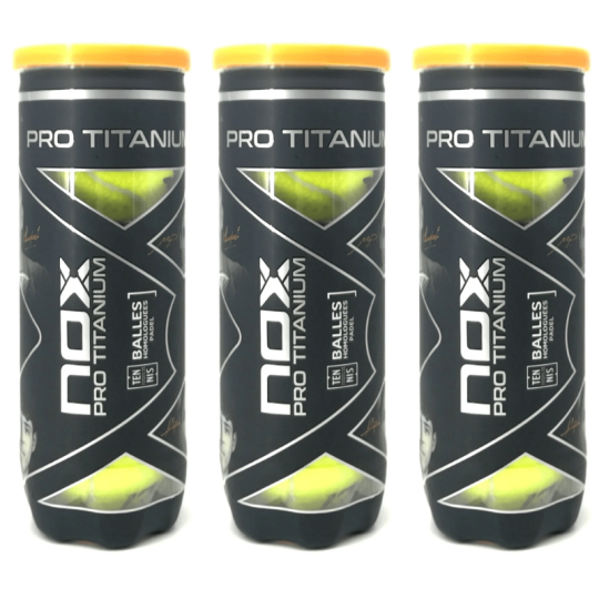 Tripack de 3 balles Nox Titanium Pro