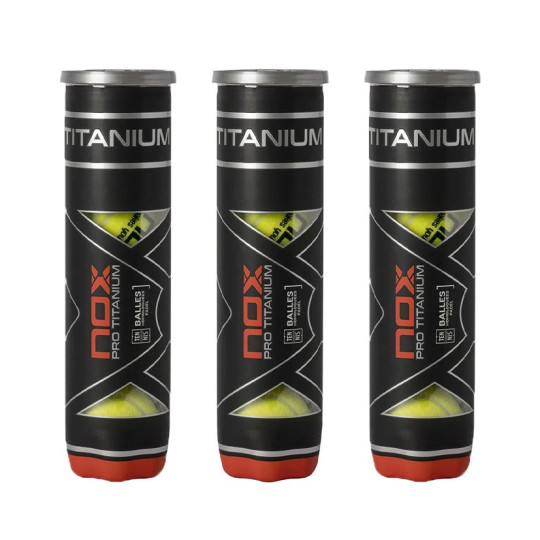 Tripack de 4 balles Nox Titanium pro x4 balles