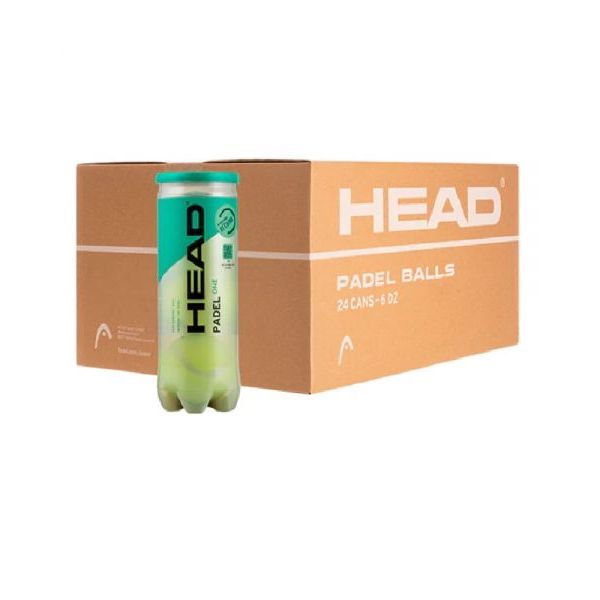 Carton de 24 tubes de 3 balles Head Padel One