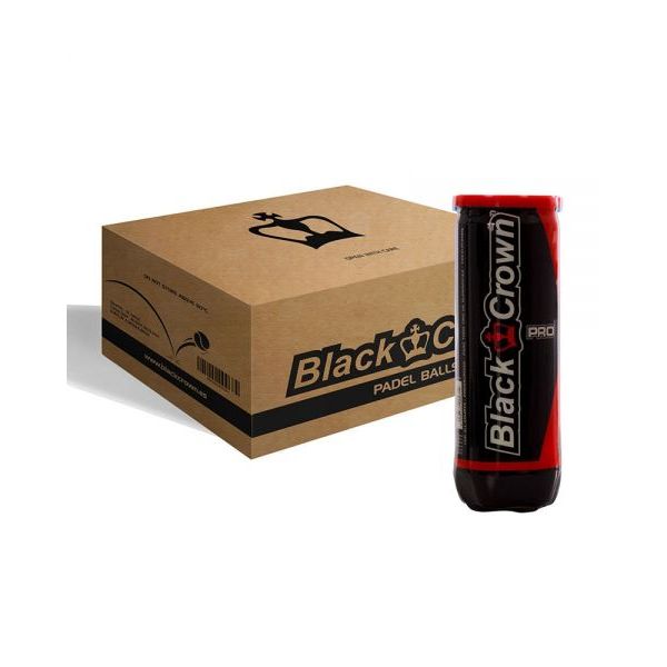 Carton de 24 tubes de 3 balles Black Crown Pro