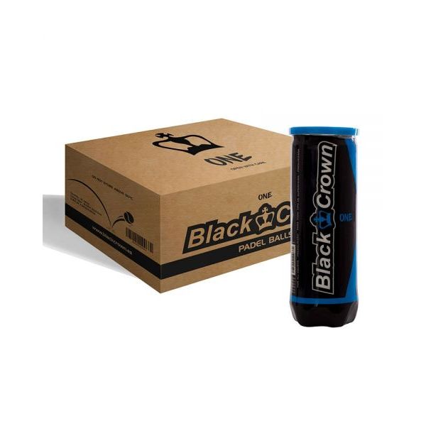 Carton de 24 tubes de 3 balles Black Crown One
